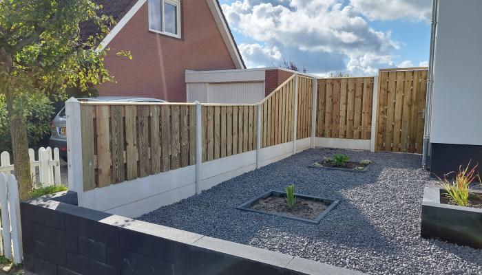 Prachtige Schutting in Wissekerke