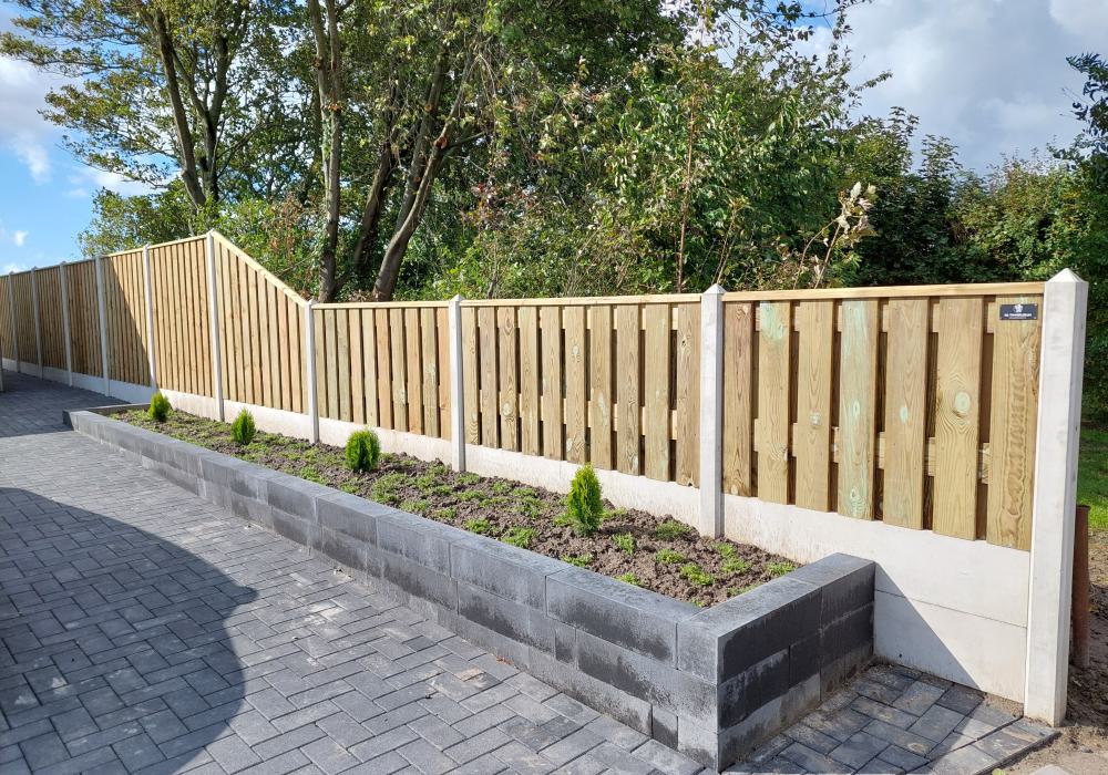 Prachtige Schutting in Wissekerke